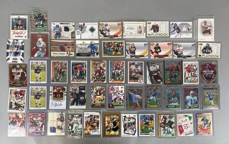 Group of Signed Football Cards and More