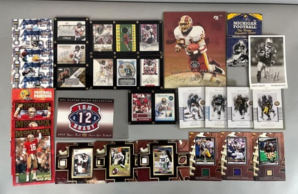 Group of Football Jersey Cards and More