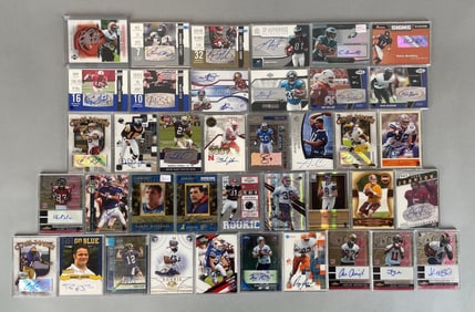 Group of Autograph Football Cards and More