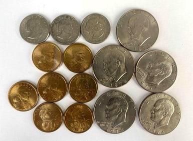 Group of 8 Assorted US Coins