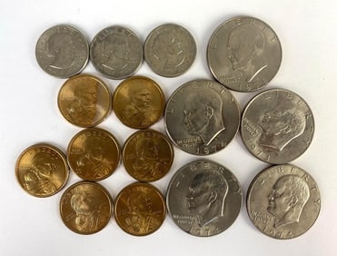 Group of 15 1970s - 2000s Assorted US Coins