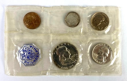 1957 US Philadelphia Mint Coin Proof Set