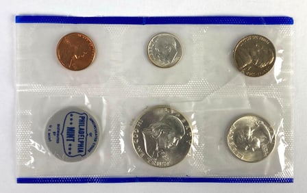 1962 US Philadelphia Mint Uncirculated Coin Set