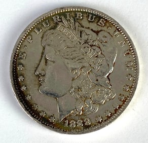 1888 US Morgan Silver Dollar Coin