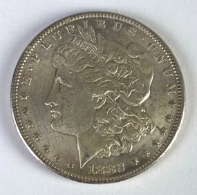 1882 US Morgan Silver Dollar Coin