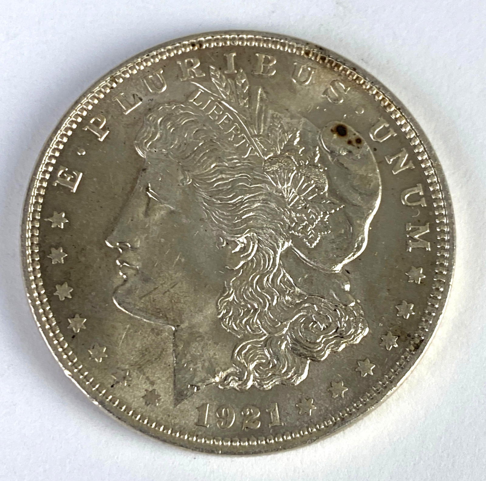 1921 US Morgan Silver Dollar Coin (1 of 2)