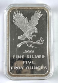 SilverTowne Mint Eagle 5 oz .999 Fine Silver Ingot/ Bar