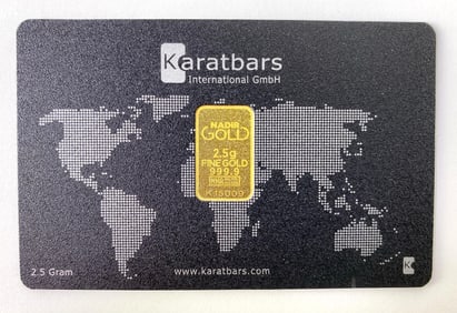 Karatbars 2.5 Grams 999.9 Fine Gold Piece