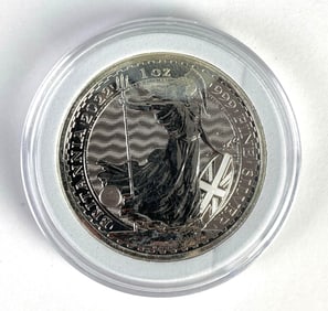 2022 Elizabeth II 2 Pound .999 Fine Silver 1 Oz Coin