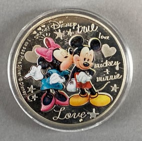 2015 Elizabeth II Disney True Love .999 Fine Silver 1 Oz Round