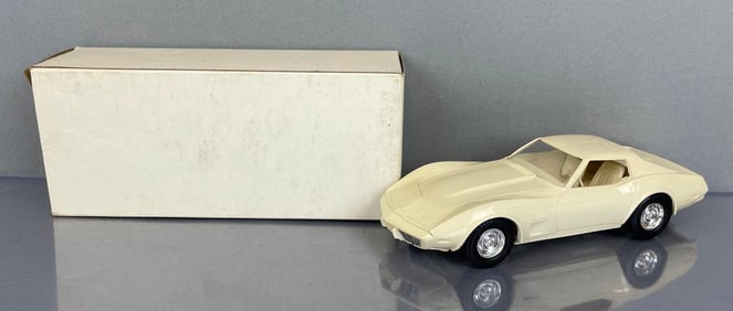 1976 Chevy Corvette Classic White Dealership Promo Car