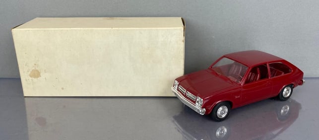 1977 Chevy Chevette Medium Red Dealership Promo Car