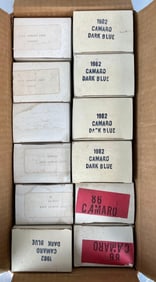 Group of 1980s Chevy Camaro Dealership Promo Cars