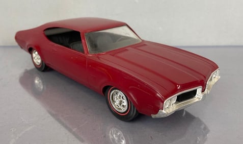 1969 Oldsmobile 442 Maroon Dealership Promo Car