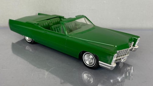 1968 Cadillac De Ville Green Convertible Dealership Promo Car