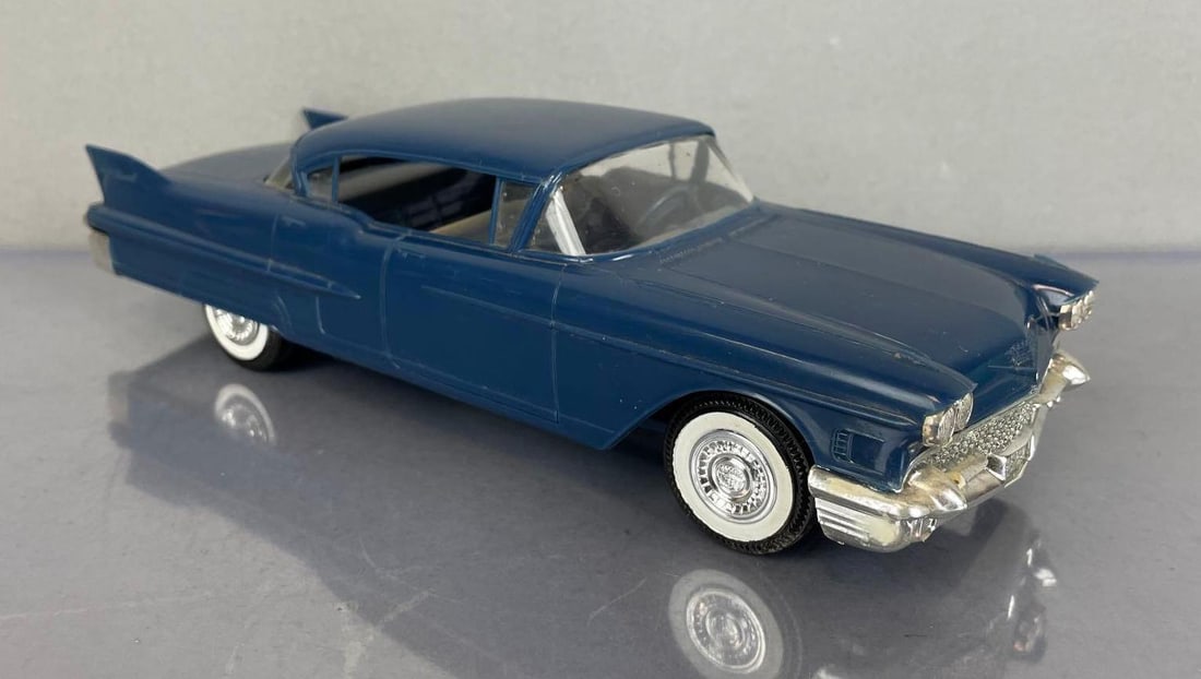 X-El Jo-Han Reproduction 1958 Cadillac Fleetwood Dealership Promo Car: Navy blue sixty special, matching interior, coaster