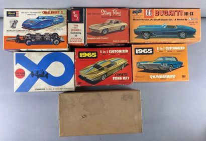 Group of 7 Incomplete Car Kits