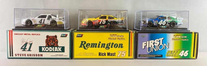 Group of 3 Revell Limited Edition Die-Cast Model Stock Cars