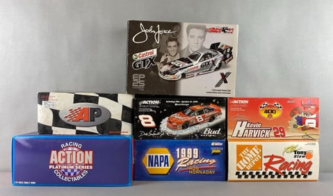 Group of 7 Limited Edition Collectible NASCAR Stock Cars