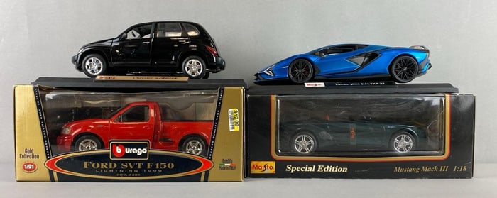 Group of 4 Die-Cast Cars