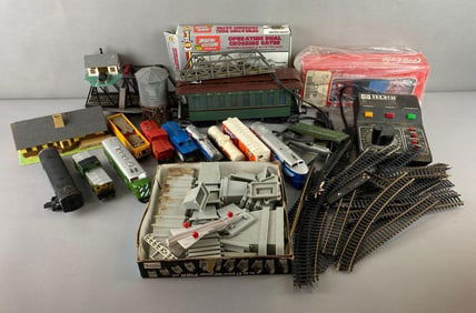 Group of Assorted Train Items and More