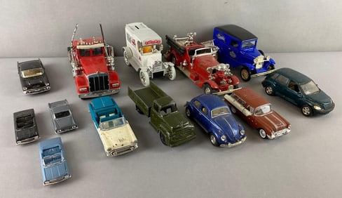 Group of 13 Die-Cast Vehicles