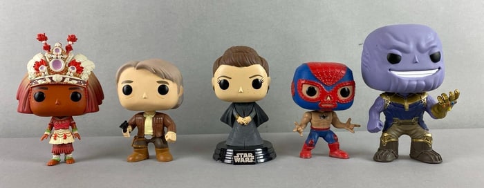 Group of 5 Funk Pop Figures