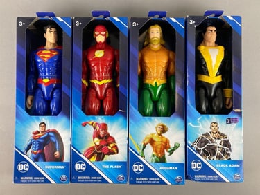 Group of 4 Spin Master DC Action Figures