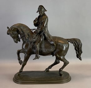 Antique Louis Marie Moris Napoleon Bonaparte Bronze Statue