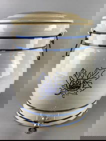 Antique Western Stoneware 5 Gallon Water Cooler