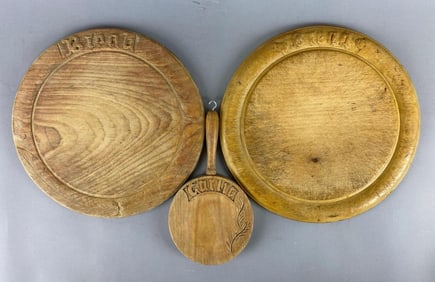 Group of 3 Primitive Cutting Boards