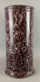 Purple Marbled Enamelware Trash Can