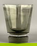Mid Century Modern Smoke Glass Vase