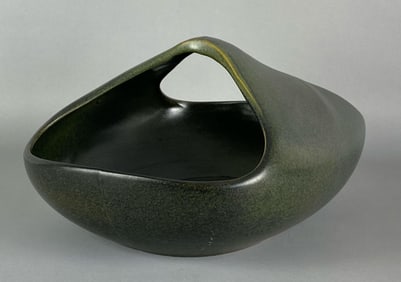 Raymor Roseville No. 166 Ovenproof Pottery Basket