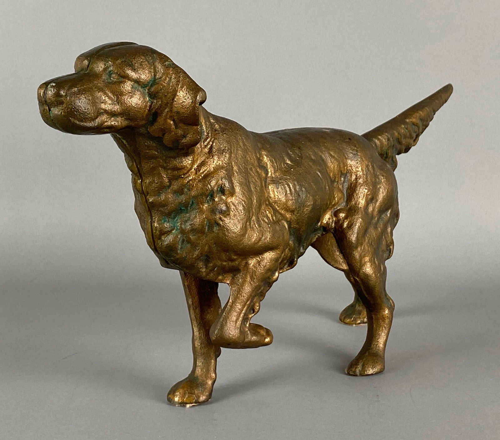 Antique Cast Iron Springer Spaniel Dog Door Stop (1 of 7)