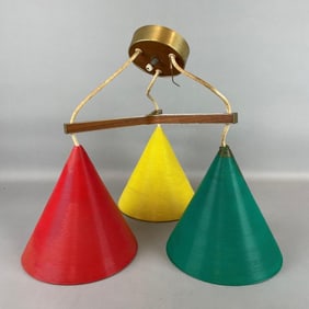 Glowtex MCM 3 Color Pendant Light Fixture