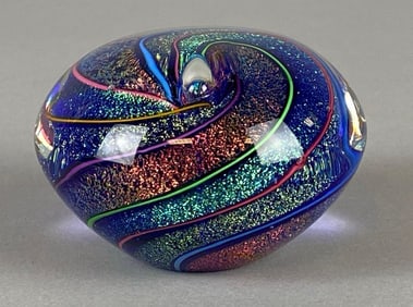 Glass Eye Studio 99 Art Glass Paperweight