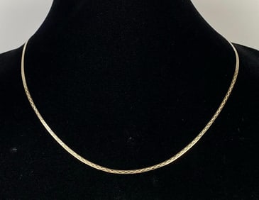 14K Gold Italian Chain Necklace