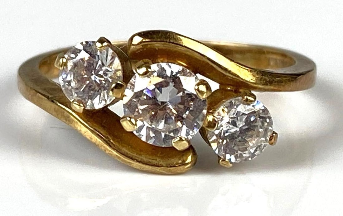 14K Gold CZ Ring (1 of 6)