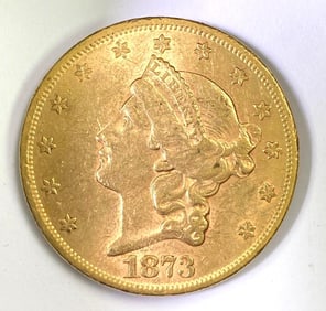 1873 $20 Liberty Gold Head Coin