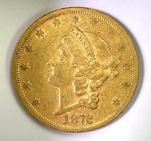 1872 $20 Liberty Gold Head Coin