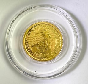 2022 Great Britain Britannia 1/10th oz .9999 Fine Gold Coin