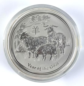 2015 Australia $30 Year of the Goat 1 Kg .999 Silver