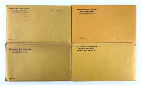 Group of 4 US Philadelphia Mint Coin Proof Sets