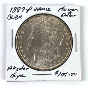 1887 P US $1 Morgan Silver Dollar