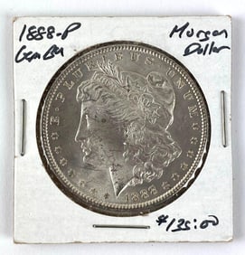 1888 P US $1 Morgan Silver Dollar