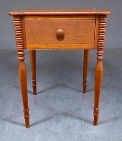 Woodcraft Cherry Side Table with Drawer