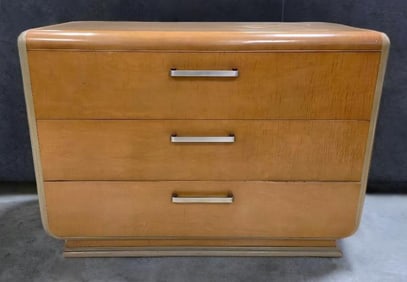 White Furniture Co. MCM Maple 3 Drawer Dresser