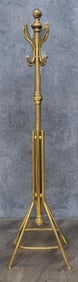 Vintage Faux Brass Rod Hat and Coat Stand