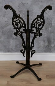 Antique Cast Iron Fish Bowl Stand